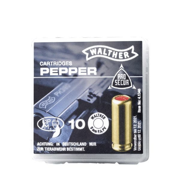 WALTHER PFEFERPATRONEN 9mm P.A. PV