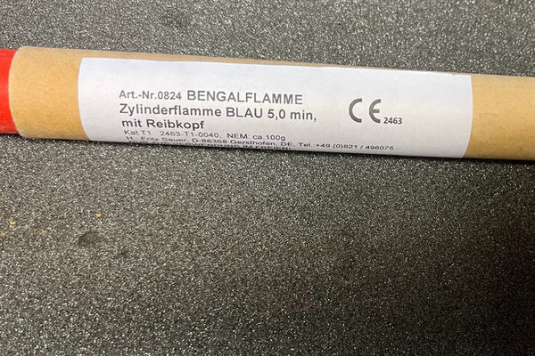 Bengalflamme BLAU 5 Min.